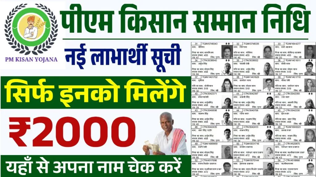 PM Kisan Beneficiary List: सिर्फ इन किसानो को मिलेंगे 2000 रूपए, पीएम किसान योजना की नई लिस्ट जारी PM Kisan Beneficiary List